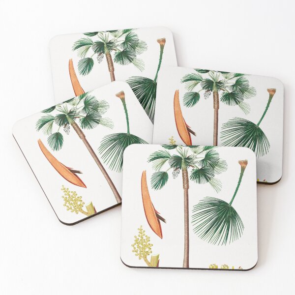 Item preview, Vintage Fan Palm Poster designed and sold by redoARTstore.