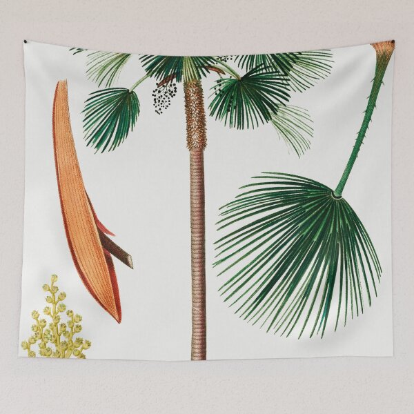Item preview, Vintage Fan Palm Poster designed and sold by redoARTstore.