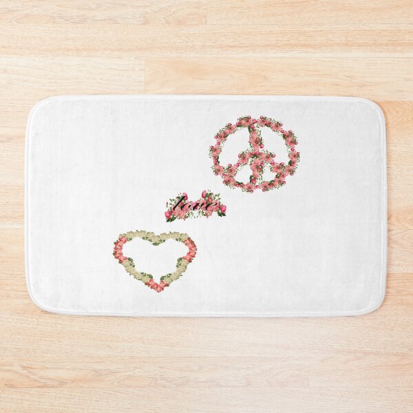 Item preview, flowers heart, peace, love shape designed and sold by pineappledizajn.