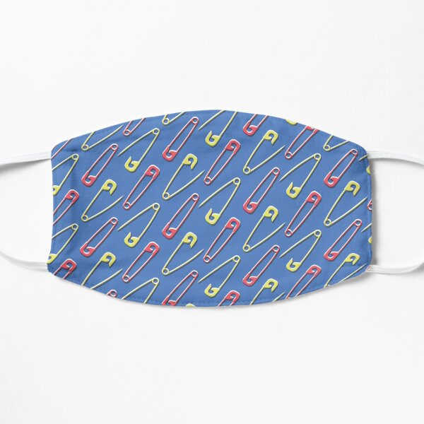 Safety First (Blue) Flat Mask