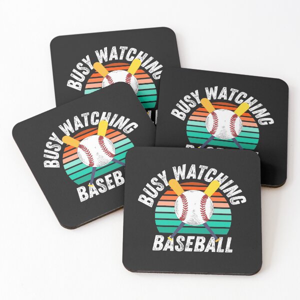 Item preview, Busy Watching Baseball Novelty Gift Bats and Baseball designed and sold by Marathon-Runner.
