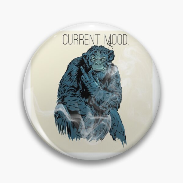 Item preview, My Current Mood! Pissed Off Ape T-Shirt and more designed and sold by BoutThe90s.