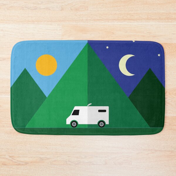 Artikelvorschau, Vanlife - Tag / Nacht entworfen und verkauft von RedHangarDesign.