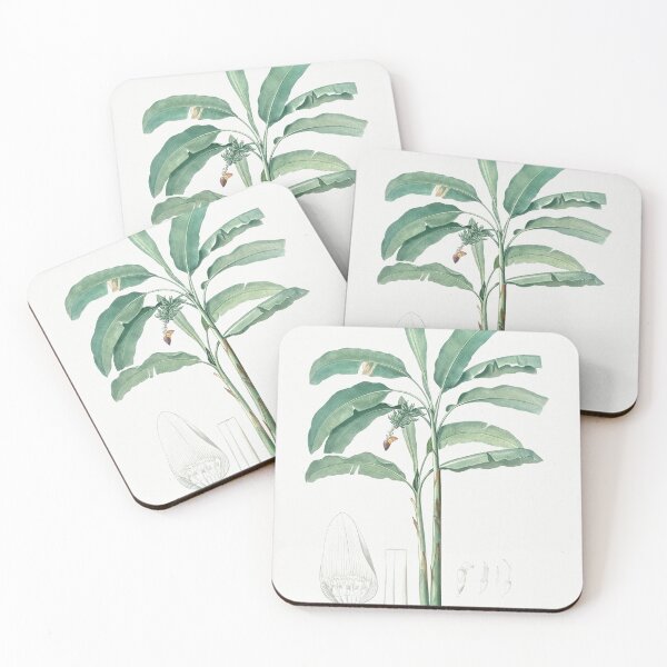 Item preview, Vintage Banana Palm Poster designed and sold by redoARTstore.