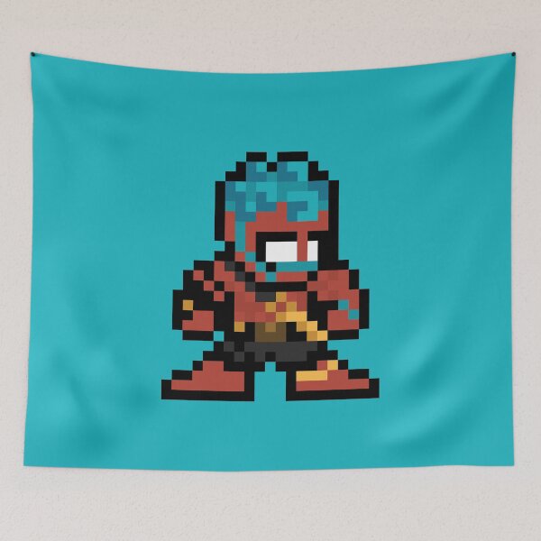 Item preview, Hakan (Street Fighter) 8-bit Retro Pixel Art designed and sold by The Armorsmith.