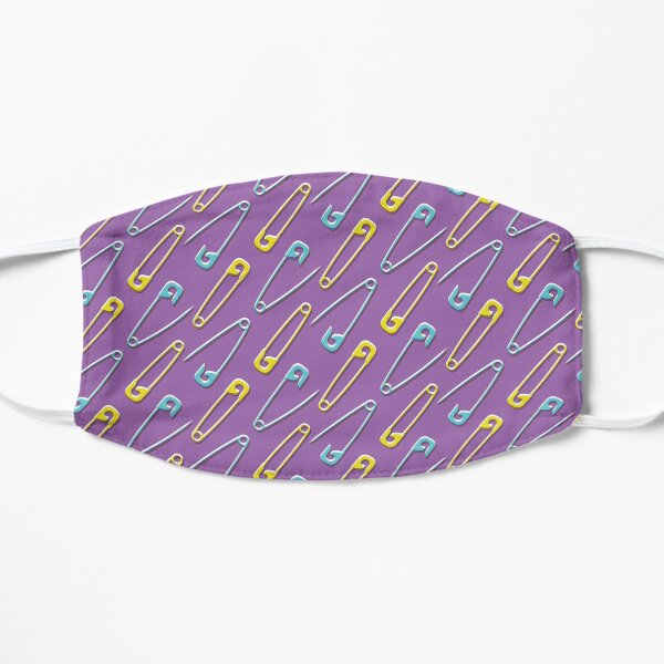 Safety First (Purple) Flat Mask
