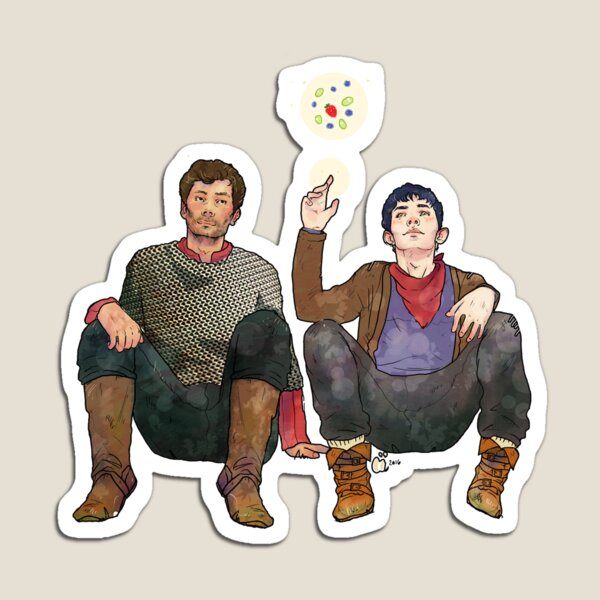 Lancelot & Merlin Magnet