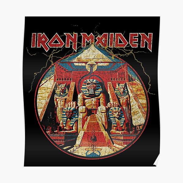 Table wall decorations powerslave iron maiden polyptych printed on canvas