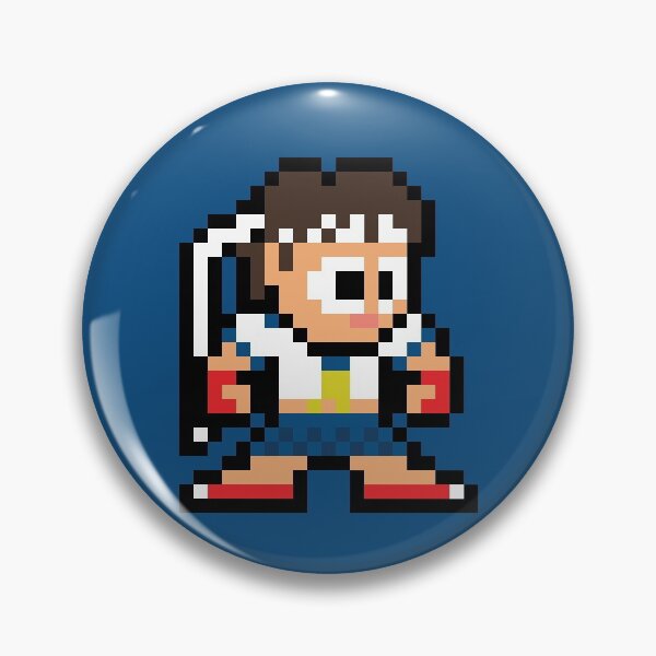 Item preview, Sakura (Street Fighter) 8-bit Retro Pixel Art designed and sold by The Armorsmith.