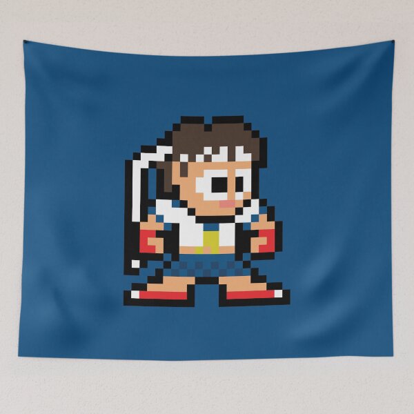 Item preview, Sakura (Street Fighter) 8-bit Retro Pixel Art designed and sold by The Armorsmith.