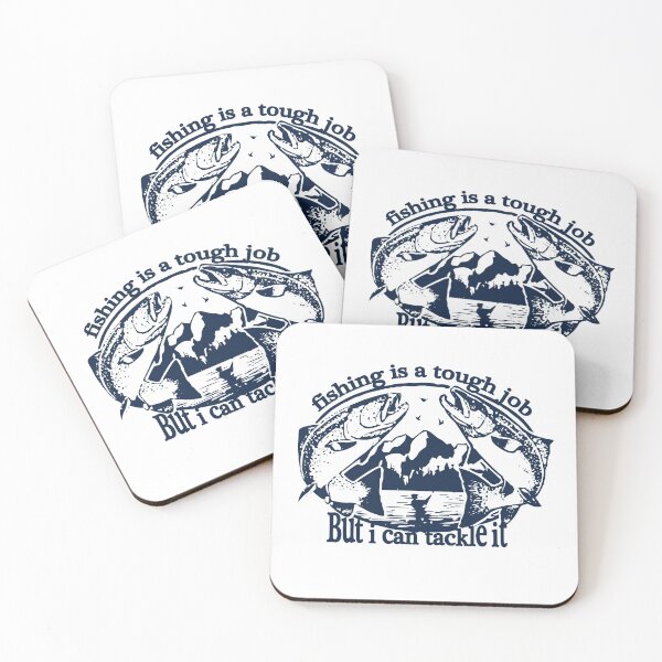 Item preview, Fishing Is A Tough Job But I Can Tackle It Valentines Day Gifts For Fisherman & Anniversary Gift For Him  designed and sold by Outija.