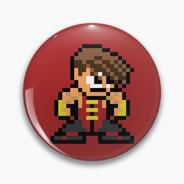 Item preview, Yang (Street Fighter) 8-bit Retro Pixel Art designed and sold by The Armorsmith.