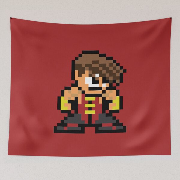 Item preview, Yang (Street Fighter) 8-bit Retro Pixel Art designed and sold by The Armorsmith.
