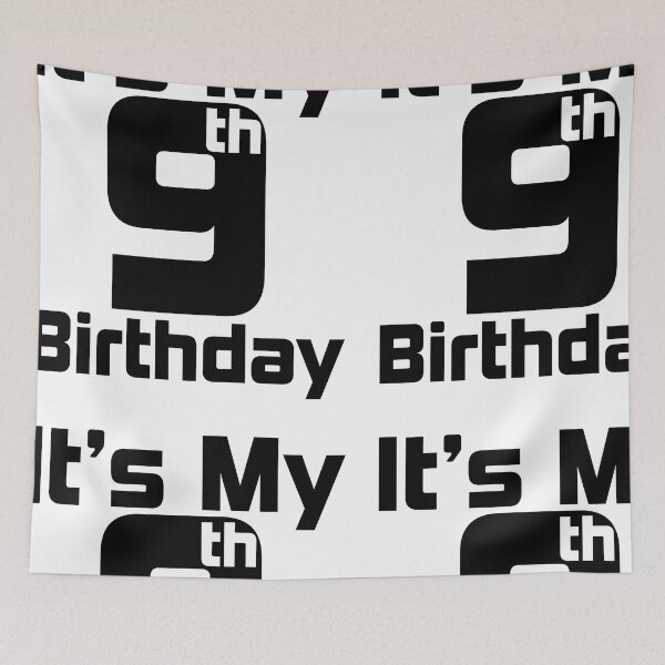 Item preview, Its My 9 Th Birthday designed and sold by ADAMYASS.