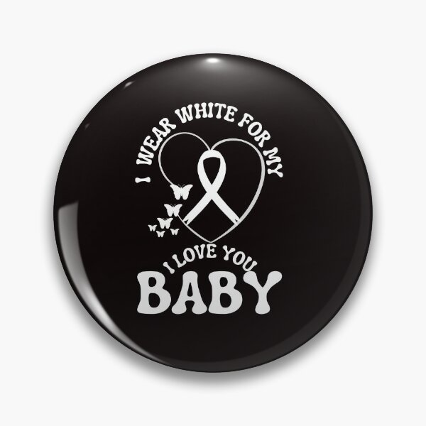 Item preview, I Wear White For My Baby Support Lung Cancer Awareness  designed and sold by arteesy.