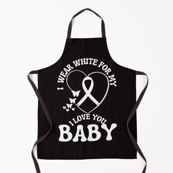 Item preview, I Wear White For My Baby Support Lung Cancer Awareness designed and sold by arteesy.
