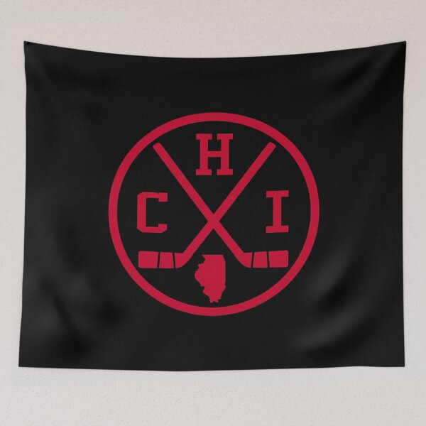 Item preview, Retro Chicago Hockey Emblem Vintage CHI designed and sold by pixeljamz.