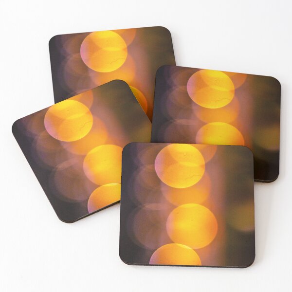 Item preview, Round Orange and Yellow Bokeh designed and sold by dreamline-designs.