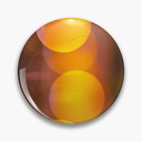 Item preview, Round Orange and Yellow Bokeh designed and sold by dreamline-designs.