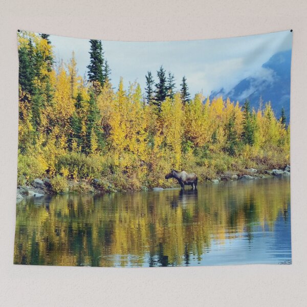 Item preview, Moose in Alaska Nature designed and sold by BohoHiker.