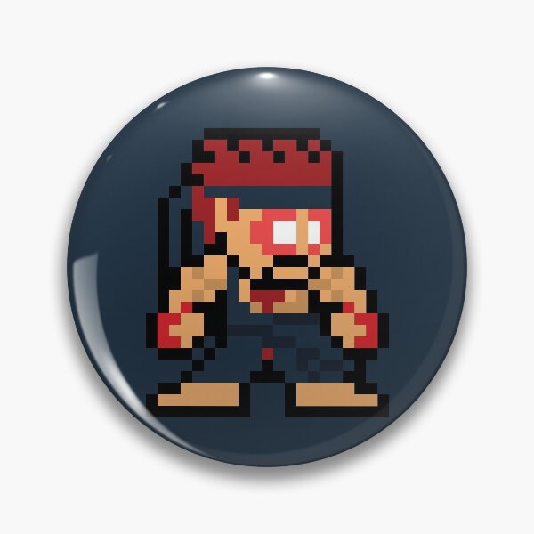 Item preview, Evil Ryu V2 (Street Fighter) 8-bit Retro Pixel Art designed and sold by The Armorsmith.
