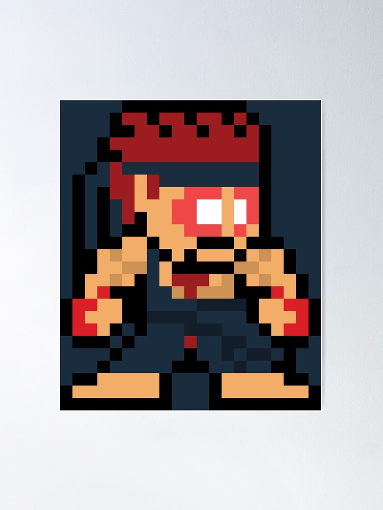 Street Fighter 2 Arcade Gaming Magnets ryu Guile M. Bison 
