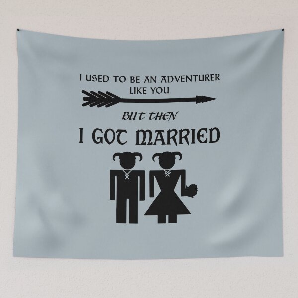 Item preview, But Then I Got Married (Black) designed and sold by Graograman.