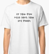 Pokealphabet test Classic T-Shirt