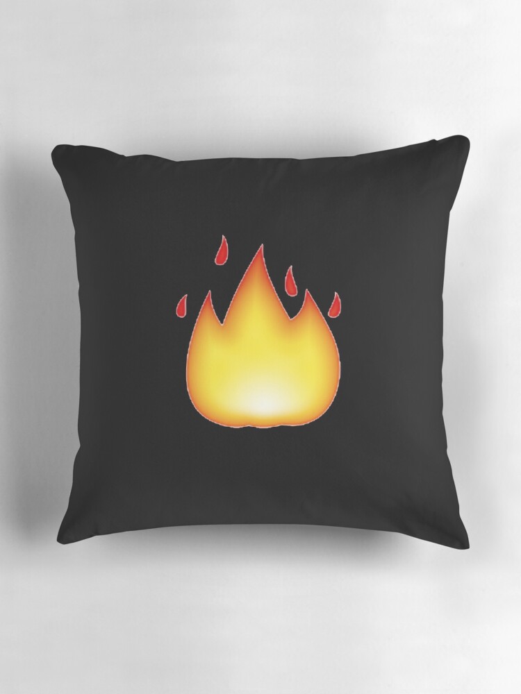 Fire Emoji Pillow