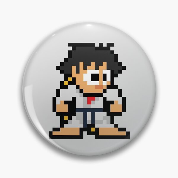 Item preview, Makoto (Street Fighter) 8-bit Retro Pixel Art designed and sold by The Armorsmith.