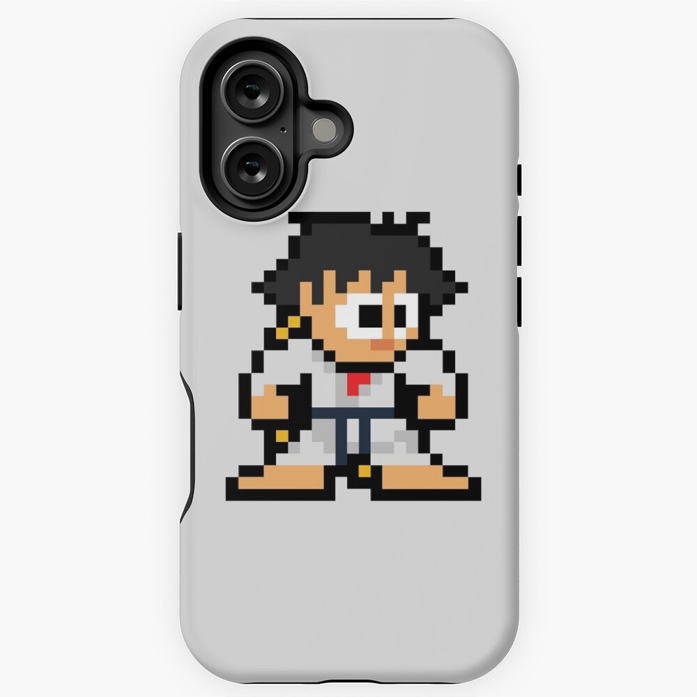 【在庫処分大特価!!】 Makoto (Street Fighter) 8-bit Retro Pixel Art イラスト