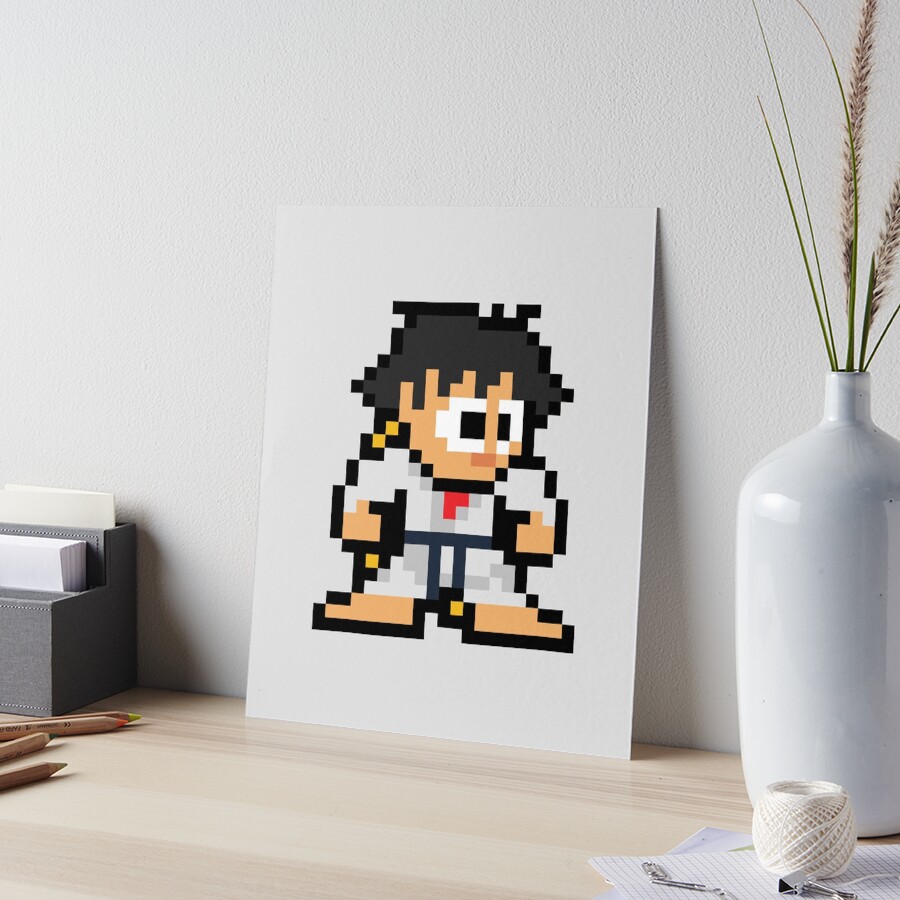 Makoto (Street Fighter) 8-bit Retro Pixel Art