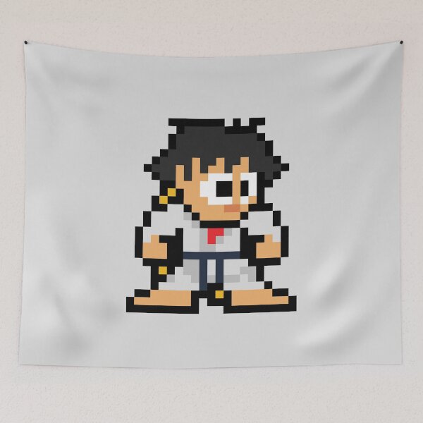 Item preview, Makoto (Street Fighter) 8-bit Retro Pixel Art designed and sold by The Armorsmith.