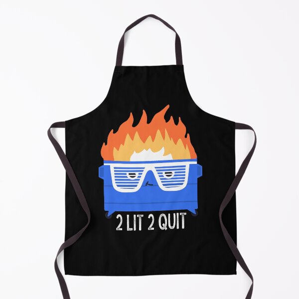 Item preview, 2 Lit 2 Quit Dumpster Fire Bro designed and sold by bonusroom.