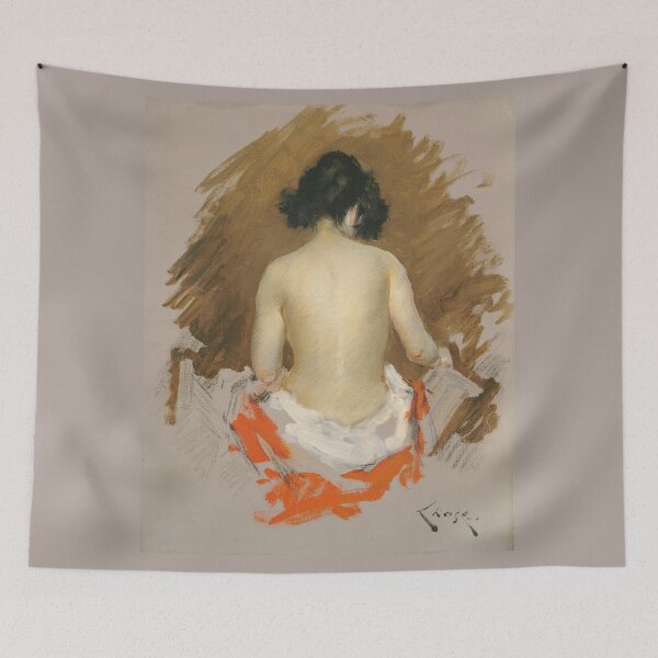 Item preview, Nude by William Merritt Chase, American, 1901 designed and sold by Shapes-Mania.