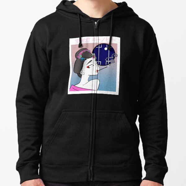 The fluorescent Canopy Zipped Hoodie