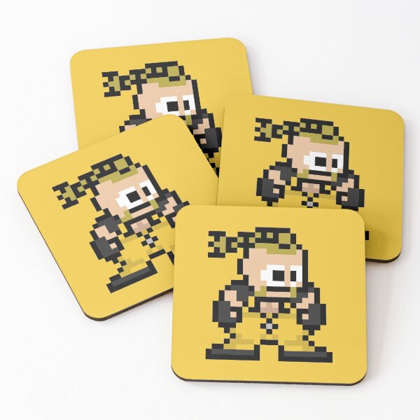 Item preview, Rufus (Street Fighter) 8-bit Retro Pixel Art designed and sold by The Armorsmith.