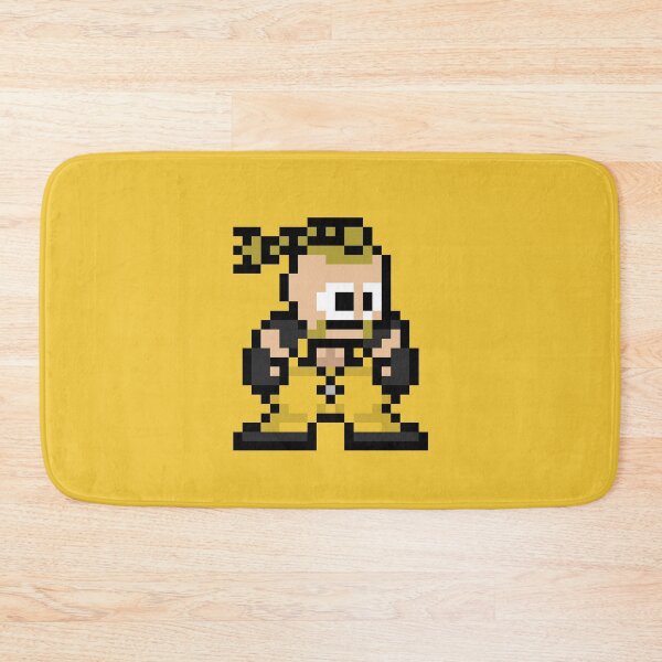 Item preview, Rufus (Street Fighter) 8-bit Retro Pixel Art designed and sold by The Armorsmith.