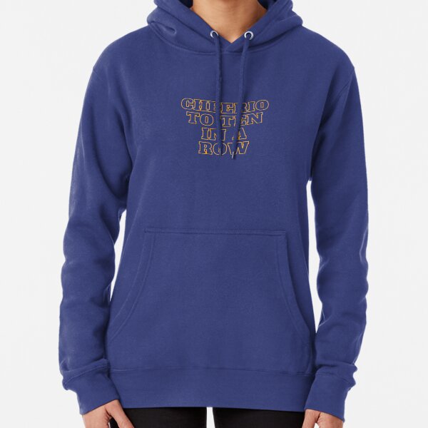 Cheerio to 10 in a row Pullover Hoodie