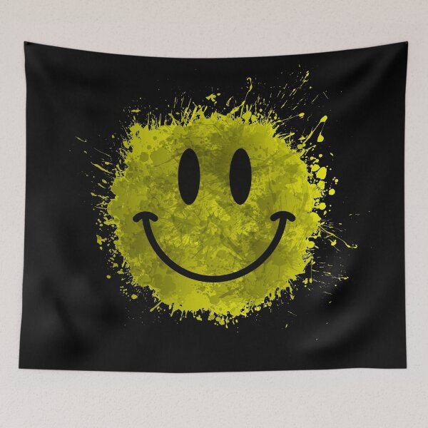 Item preview, Smiley Face Splatter - Yellow designed and sold by jc007.