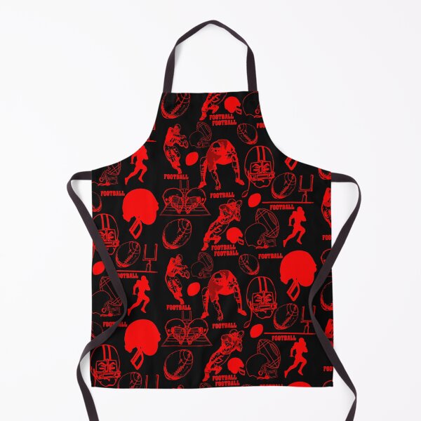 Item preview, Red Football Pattern designed and sold by Crystalsgraphix.