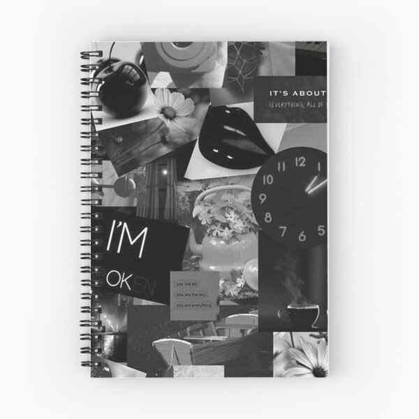Item preview, Dark Grey & Black Aesthetic Collage designed and sold by ViviChill.