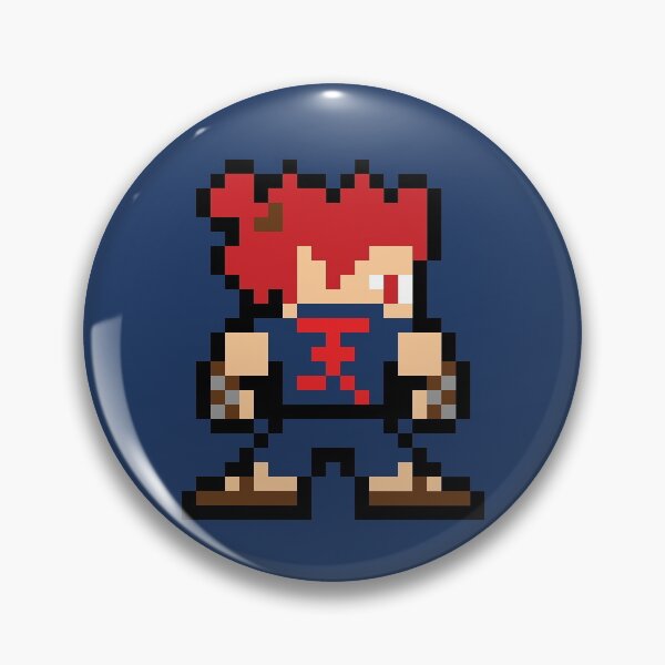 Item preview, Akuma Back (Street Fighter) 8-bit Retro Pixel Art designed and sold by The Armorsmith.