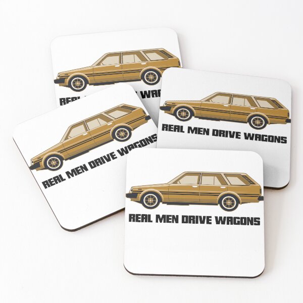 Item preview, Real Men Drive Wagons designed and sold by Six Deers.