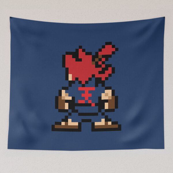Item preview, Akuma Back V2 (Street Fighter) 8-bit Retro Pixel Art designed and sold by The Armorsmith.