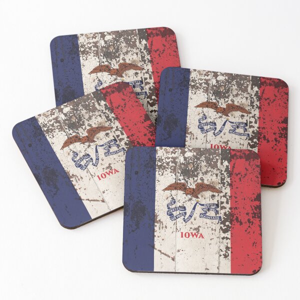 Item preview, Copy of Iowa Flag Rustic  designed and sold by TRowanDesign.