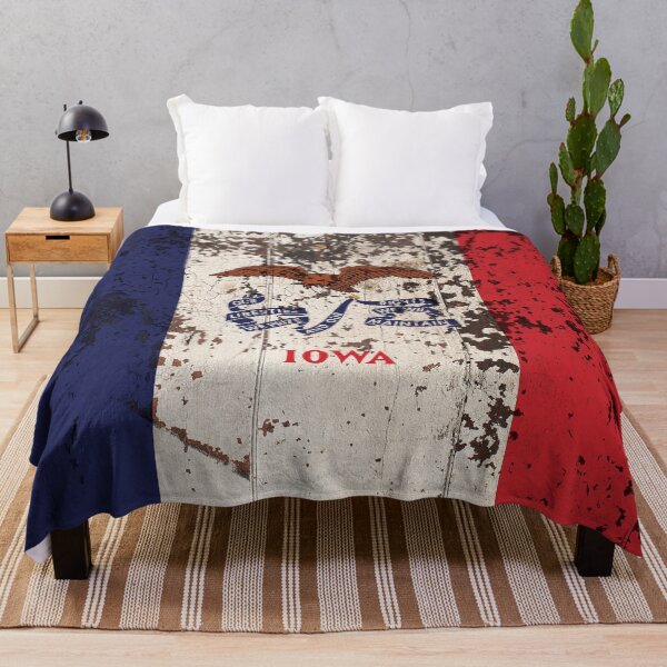 Item preview, Copy of Iowa Flag Rustic designed and sold by TRowanDesign.