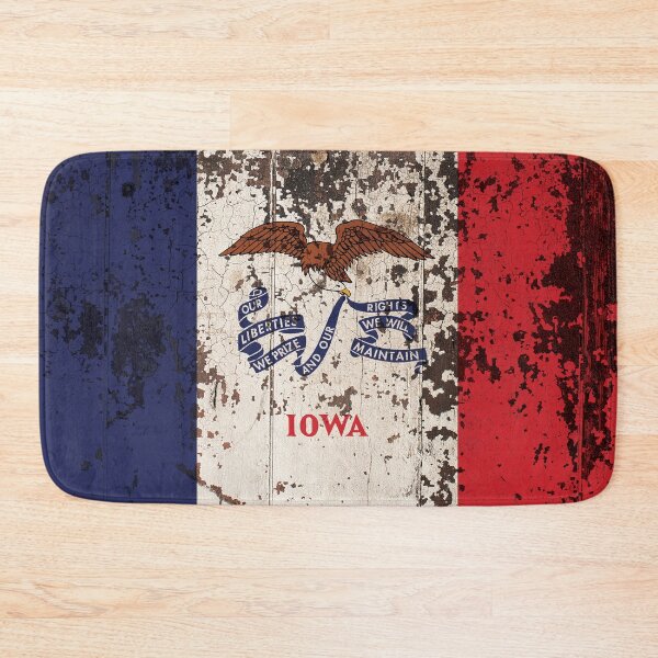 Item preview, Copy of Iowa Flag Rustic  designed and sold by TRowanDesign.