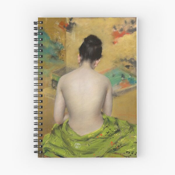 Item preview, Study of Flesh Color and Gold by William Merritt Chase, American, 1888 designed and sold by Shapes-Mania.