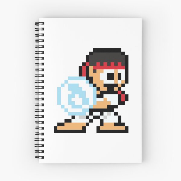 Item preview, Ryu Hadouken (Street Fighter) 8-bit Retro Pixel Art designed and sold by The Armorsmith.